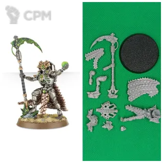 Описание картинки Necron Overlord от Templar Forge по цене 550руб | Свободный Рынок Миниатюр - СРМ