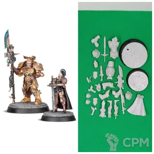 Описание картинки Valerian and Aleya от Templar Forge по цене 850руб | Свободный Рынок Миниатюр - СРМ