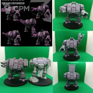 Описание картинки Dreadnought Redemptor/Brutalis/Ballistus от Templar Forge по цене 1 600руб | Свободный Рынок Миниатюр - СРМ