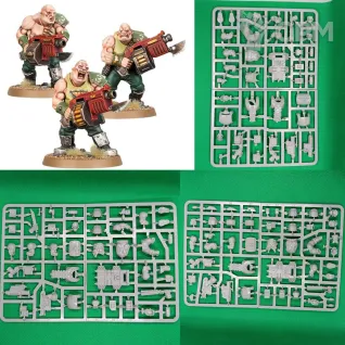 Описание картинки Ogryns / Bullgryns от Templar Forge по цене 1 850руб | Свободный Рынок Миниатюр - СРМ