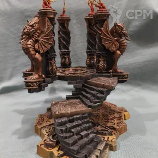 Описание картинки Dragonfate Dais от Underoak по цене 8 000руб | Свободный Рынок Миниатюр - СРМ
