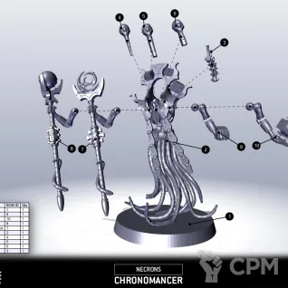 Описание картинки Chronomancer от PlasticShop по цене 150руб | Свободный Рынок Миниатюр - СРМ