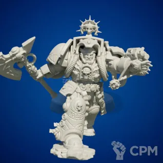Описание картинки Librarian in Terminator Armour от PlasticShop по цене 150руб | Свободный Рынок Миниатюр - СРМ