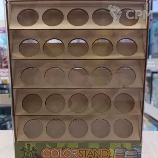 Описание картинки Подставка под 30 баночек краски (Фанера) от SapherWales по цене 1 300руб | Свободный Рынок Миниатюр - СРМ
