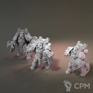 Описание картинки Aggressor Squad 3шт от PlasticShop по цене 250руб | Свободный Рынок Миниатюр - СРМ