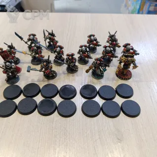 Описание картинки 13 десантников + Капелан + Лорд от SapherWales по цене 5 000руб | Свободный Рынок Миниатюр - СРМ