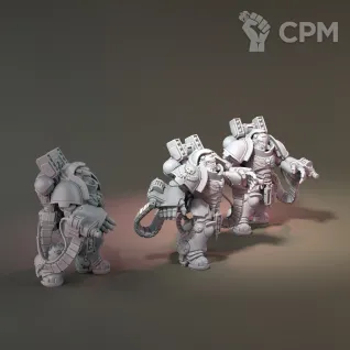Описание картинки Aggressor Squad 3шт от PlasticShop по цене 250руб | Свободный Рынок Миниатюр - СРМ