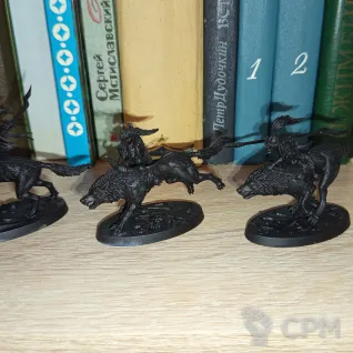 Описание картинки Snarlboss and Wolfgit Retinue от Sleepwalker06 по цене 2 000руб | Свободный Рынок Миниатюр - СРМ