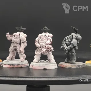 Описание картинки Heavy intercessors squad 1 от Teneritas по цене 2 800руб | Свободный Рынок Миниатюр - СРМ