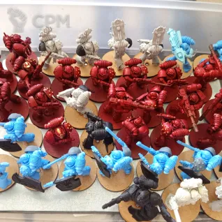 Описание картинки Армия Thousand Sons от Sleepwalker06 по цене 22 000руб | Свободный Рынок Миниатюр - СРМ