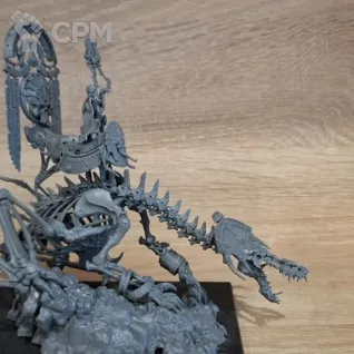 Описание картинки Necrolith Bone Dragon от DiFalin по цене 3 500руб | Свободный Рынок Миниатюр - СРМ