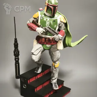 Описание картинки Boba Fett от KudaSey по цене 7 000руб | Свободный Рынок Миниатюр - СРМ
