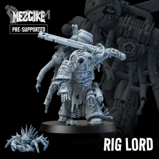 Описание картинки Rig lord - Emissary of the Sunken One от 3Д-Печка по цене 350руб | Свободный Рынок Миниатюр - СРМ