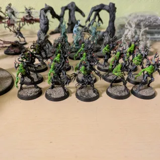 Описание картинки Sylvaneth Army от Mydrec по цене 40 000руб | Свободный Рынок Миниатюр - СРМ