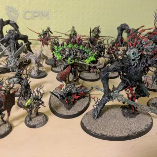 Описание картинки Sylvaneth Army от Mydrec по цене 40 000руб | Свободный Рынок Миниатюр - СРМ