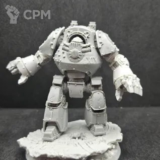 Описание картинки Death Guard Contemptor Dreadnought, литьё от Niksandre по цене 1 500руб | Свободный Рынок Миниатюр - СРМ