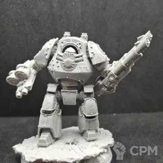 Описание картинки Death Guard Contemptor Dreadnought, литьё от Niksandre по цене 1 500руб | Свободный Рынок Миниатюр - СРМ