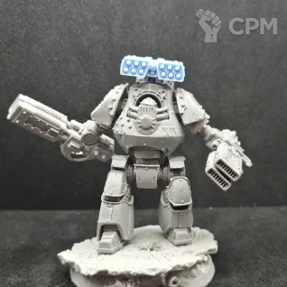 Описание картинки Death Guard Contemptor Dreadnought, литьё от Niksandre по цене 1 500руб | Свободный Рынок Миниатюр - СРМ