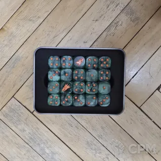 Описание картинки Salamanders Dice Set от Warpstone Magic по цене 1 000руб | Свободный Рынок Миниатюр - СРМ