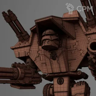 Описание картинки Lucius Pattern Warlord Titan от Herr Ermann по цене 27 500руб | Свободный Рынок Миниатюр - СРМ