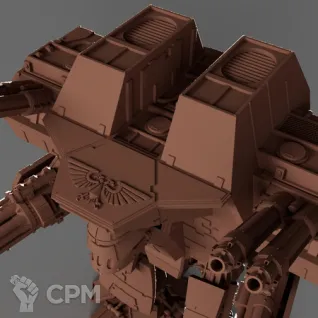 Описание картинки Lucius Pattern Warlord Titan от Herr Ermann по цене 27 500руб | Свободный Рынок Миниатюр - СРМ