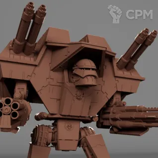 Описание картинки Lucius Pattern Warlord Titan от Herr Ermann по цене 27 500руб | Свободный Рынок Миниатюр - СРМ