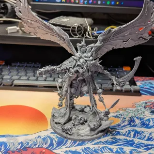 Описание картинки Mortarion Daemon Primarch of Nurgle от Sailor Moon по цене 9 000руб | Свободный Рынок Миниатюр - СРМ