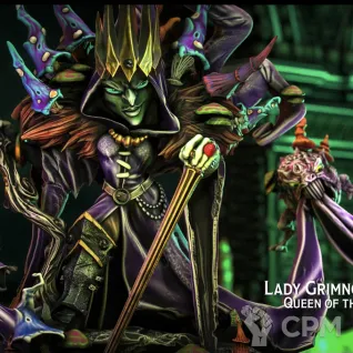 Описание картинки Skragrott the Loonking( студия Heroes Infinite) от Бруталити по цене 400руб | Свободный Рынок Миниатюр - СРМ
