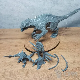 Описание картинки Saurus Oldblood on Carnosaur от Hyorntand по цене 7 000руб | Свободный Рынок Миниатюр - СРМ