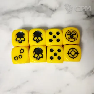 Описание картинки Жёлтые кубы от GOSThammer по цене 1 500руб | Свободный Рынок Миниатюр - СРМ