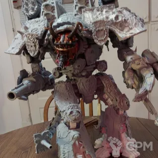 Описание картинки Chaos Warlord Titan от Herr Ermann по цене 35 000руб | Свободный Рынок Миниатюр - СРМ