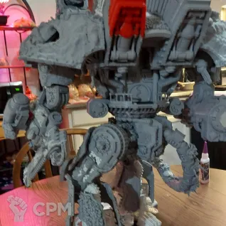 Описание картинки Chaos Warlord Titan от Herr Ermann по цене 35 000руб | Свободный Рынок Миниатюр - СРМ
