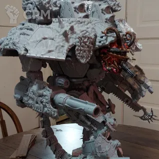 Описание картинки Chaos Warlord Titan от Herr Ermann по цене 35 000руб | Свободный Рынок Миниатюр - СРМ