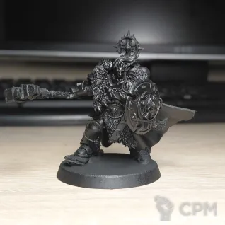 Описание картинки Wolf Guard Battle Leader от Arkos по цене 350руб | Свободный Рынок Миниатюр - СРМ