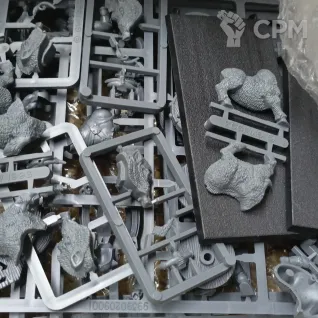 Описание картинки Orc &amp; Goblin Tribes Orc Boar Chariot от Mr.Green по цене 6 500руб | Свободный Рынок Миниатюр - СРМ