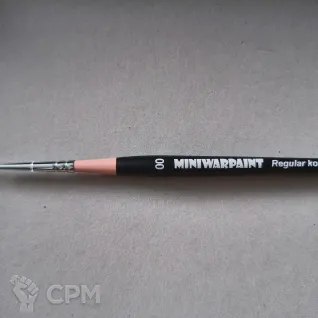 Описание картинки Кисть Miniwarpaint Regular № 00 T-009 от Selena по цене 480руб | Свободный Рынок Миниатюр - СРМ