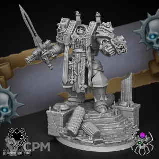 Описание картинки Demon Hunters Megerius Knight от Бруталити по цене 2 200руб | Свободный Рынок Миниатюр - СРМ