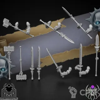 Описание картинки Demon hunters decussators от Бруталити по цене 1 500руб | Свободный Рынок Миниатюр - СРМ