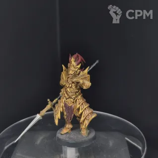 Описание картинки Dragonslayer Ornstein от head_of_fire по цене 1 000руб | Свободный Рынок Миниатюр - СРМ