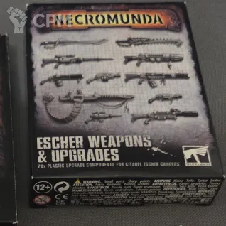 Описание картинки Escher weapons &amp; upgrades от Bonespirit по цене 3 000руб | Свободный Рынок Миниатюр - СРМ