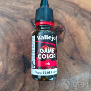Описание картинки Vallejo: Game Ink, 17 ml, 72.091 Sepia от Selena по цене 320руб | Свободный Рынок Миниатюр - СРМ