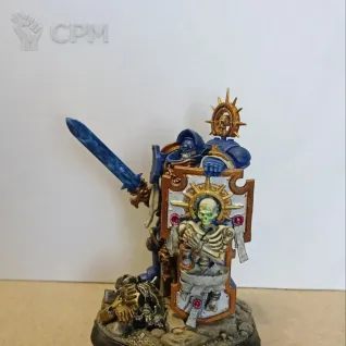 Описание картинки Primaris Captain оригинал от artifactorum по цене 2 749руб | Свободный Рынок Миниатюр - СРМ
