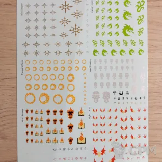 Описание картинки Декали Chaos Space Marines 2018 от Kell по цене 300руб | Свободный Рынок Миниатюр - СРМ