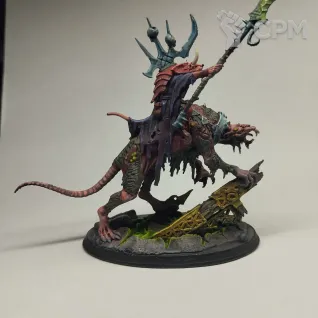 Описание картинки Clawlord on Gnaw-Beast от  по цене 3 000руб | Свободный Рынок Миниатюр - СРМ
