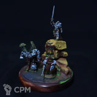 Описание картинки Диорама "Умирающий мир" по мотивам warhammer 40000 от imkvazit по цене 6 000руб | Свободный Рынок Миниатюр - СРМ
