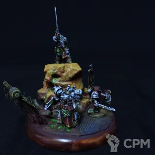 Описание картинки Диорама "Умирающий мир" по мотивам warhammer 40000 от imkvazit по цене 6 000руб | Свободный Рынок Миниатюр - СРМ
