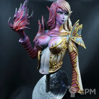 Описание картинки Тёмная эльфийка из lineage 2 от imkvazit по цене 5 000руб | Свободный Рынок Миниатюр - СРМ