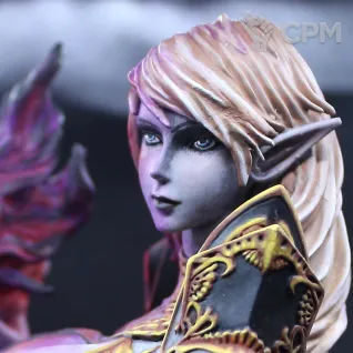 Описание картинки Тёмная эльфийка из lineage 2 от imkvazit по цене 5 000руб | Свободный Рынок Миниатюр - СРМ