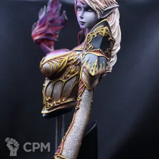 Описание картинки Тёмная эльфийка из lineage 2 от imkvazit по цене 5 000руб | Свободный Рынок Миниатюр - СРМ