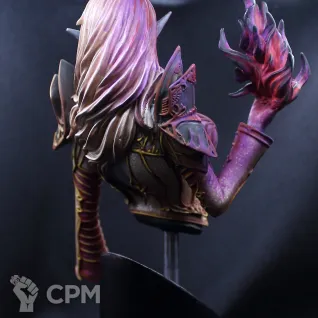 Описание картинки Тёмная эльфийка из lineage 2 от imkvazit по цене 5 000руб | Свободный Рынок Миниатюр - СРМ